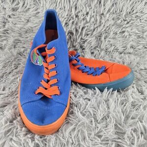 Reversus Unisex Mens 9 Womens‎ 11 Blue/Orange Laceup Lowtop Shoes